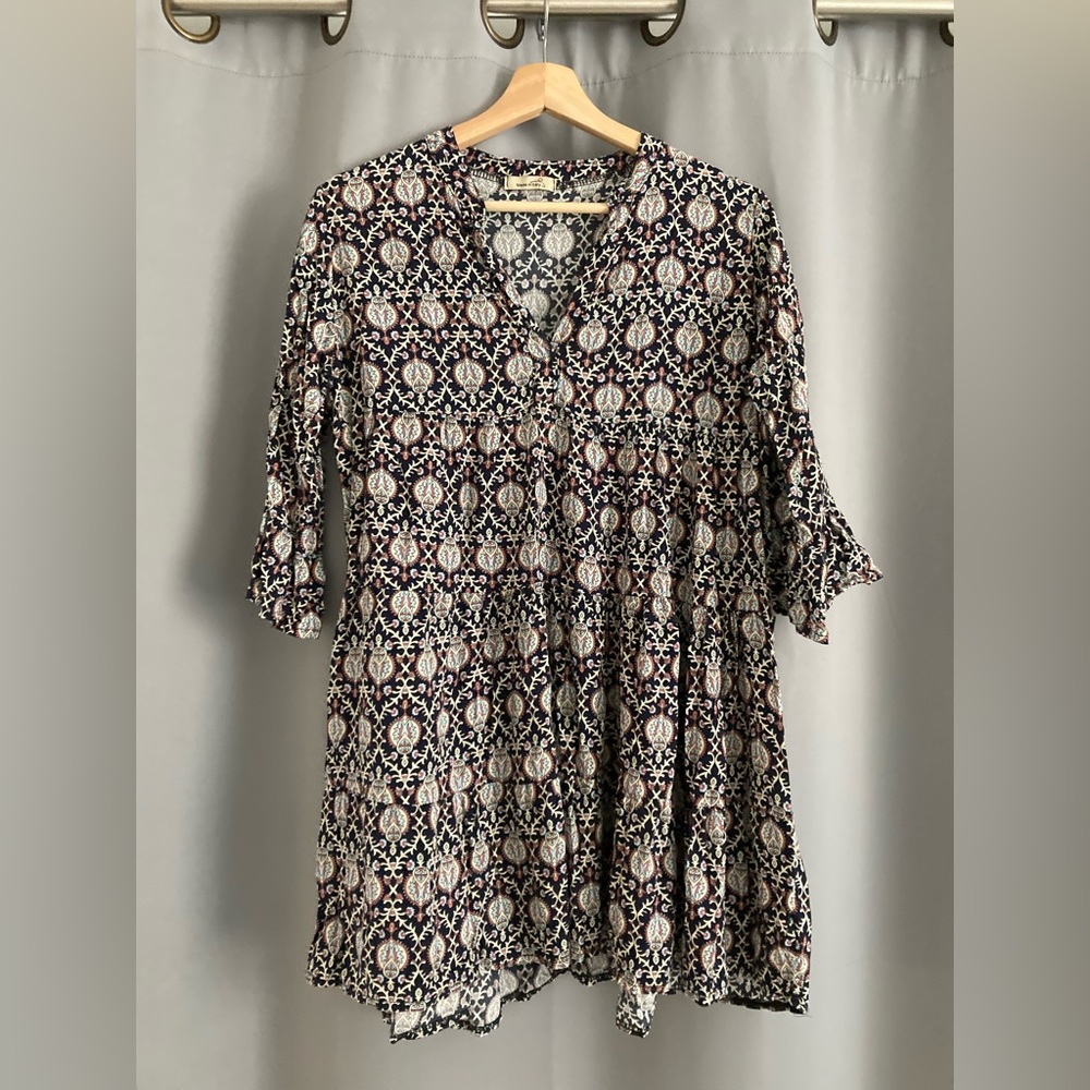 Cute printed empire waist tunic from Italy